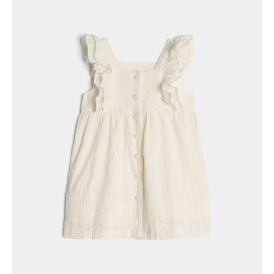 Robe De Cérémonie Blanche En Coton CADET ROUSSELLE