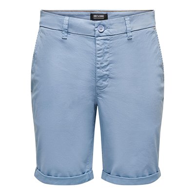 Short chino droit en twill Peter ONLY & SONS