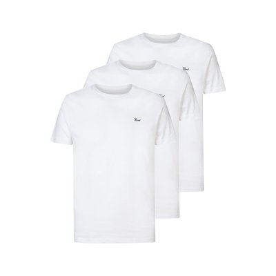 Lote de 3 camisetas lisas con cuello redondo PETROL INDUSTRIES