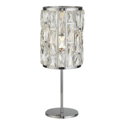 Lampe BIJOU 1x60W E14 Chromé Transparent BOUTICA-DESIGN