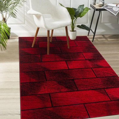 Tapis salon et chambre tissé motif géométrique OMEGOU UN AMOUR DE TAPIS