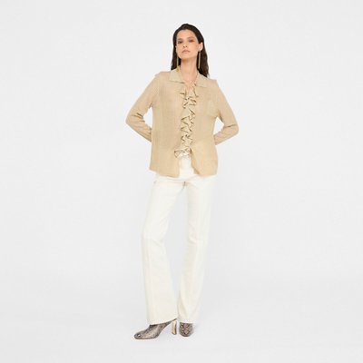 Pantalon évasé en bull de coton LIU JO