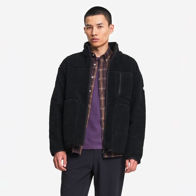 Veste multipoches en sherpa zippée double curseur AIGLE