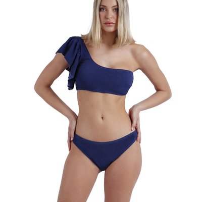 Ensemble deux pièces bikini asymétrique préformé à volants Estructura ADMAS