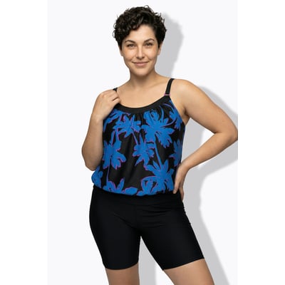 Tankini avec short, motif palmiers ULLA POPKEN