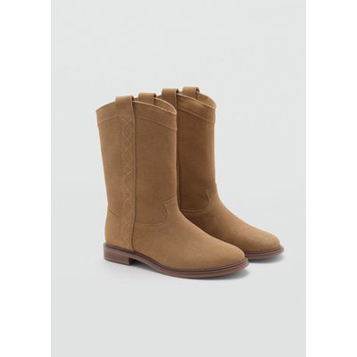 Bottes hautes cuir MANGO KIDS
