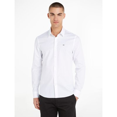 Men s Shirts Cotton Linen Shirts For Men CALVIN KLEIN La Redoute