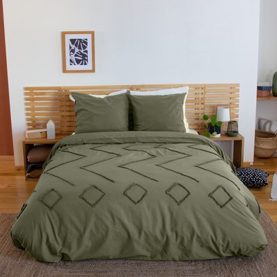 Housse de couette  KAYL  100% coton lavé 52 fils COTE DECO