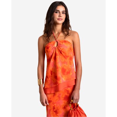 Top halter avec décolleté en forme de goutte et dos ouvert TERESA THE-ARE