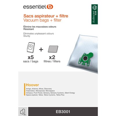 Sac aspirateur EB3001 ESSENTIEL B