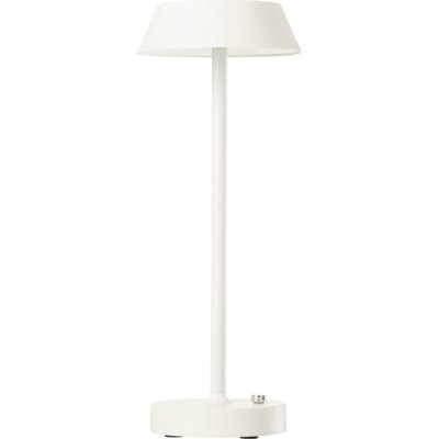 Lampe de table blanche design épuré en métal pour intérieur moderne RECOLLECTION
