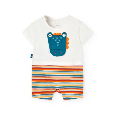 Barboteuse courte en coton BOBOLI