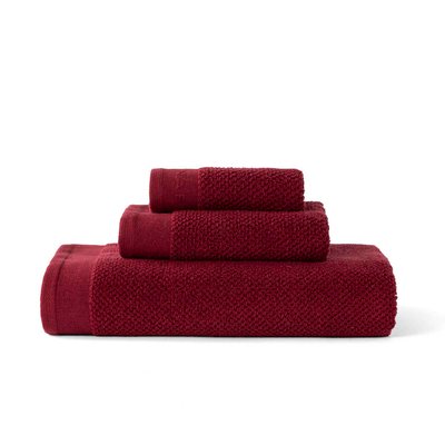 Lot 3 serviettes éponge 500 gr/m2 100% coton, LIVING (30x50+50x90+90x150 cm) NAF NAF HOME