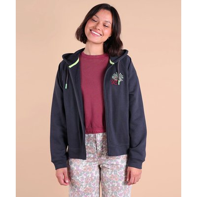 Veste hoodie uni brodérie cur SIMOLIS OXBOW