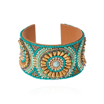 Manchette ajustable en perles EVAN HIPANEMA