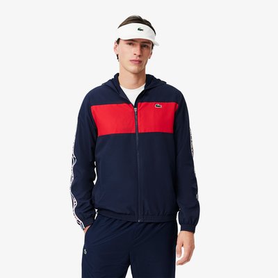 Veste Tennis color-block bandes griffées LACOSTE