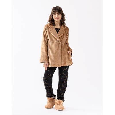 Veste en peluche flanelle ESSENTIEL H77A LE CHAT
