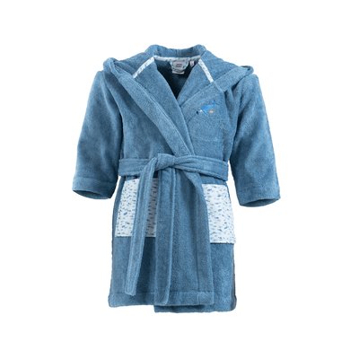 Peignoir Indigo OCEANOS CARRE BLANC