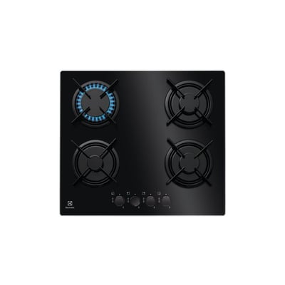 Plaque gaz EGT6242NVK/1 - 4 foyers Verre Noir ELECTROLUX