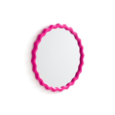 Miroir ondulé Ø35 cm Octobre Rose LA REDOUTE INTERIEURS