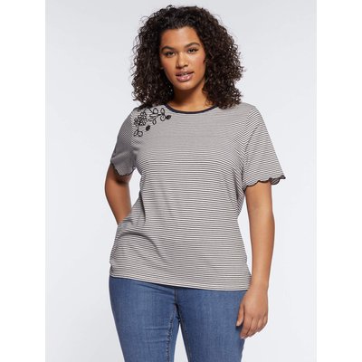 T-shirt à rayures FIORELLA RUBINO