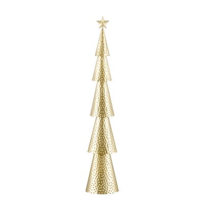 Sapin de Noël décoratif martelé H91 cm YOSHE MICA DECORATIONS