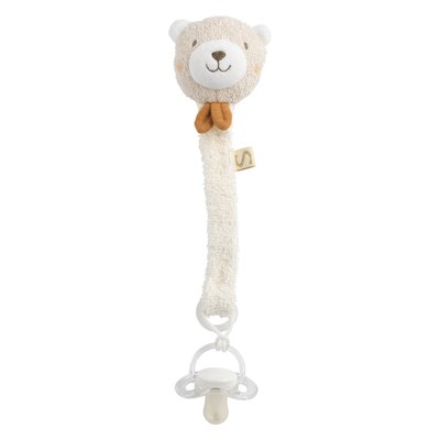 Attache -tétine en coton bio et bouclette SAUTHON