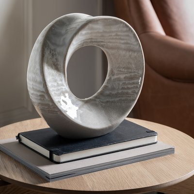 26cm Grey Stoneware Sculpture ÉDITÉ