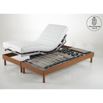Letto elettrico con doghe e telaio effetto legno LA REDOUTE INTERIEURS
