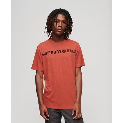 T-shirt met ronde hals en logo SUPERDRY