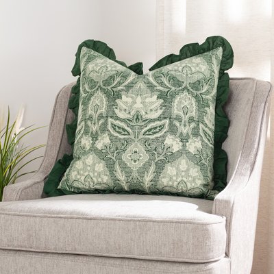 Kirkton Floral Pleated Cushion PAOLETTI