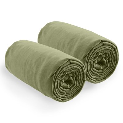 Drap housse 100% coton bonnet 35cm uni BATON ROUGE