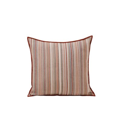 Housse de coussin en Laine duveteuse rayée  LANDRY MADURA
