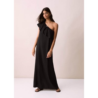 Robe lin volantée MANGO TEEN