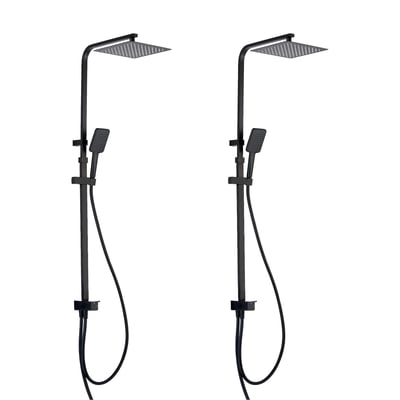 Lot de 2 colonnes de douche sans robinet, STUDIO SENSEA