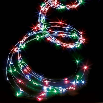 Guirlande cascade extérieur cuivre 1000 LED blanc froid 5m FEERIC LIGHTS & CHRISTMAS