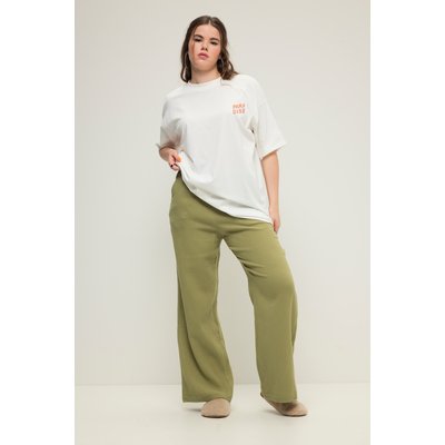 Pantalon en mousseline à jambes larges et STUDIO UNTOLD