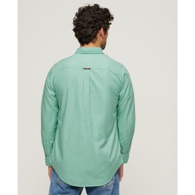Chemise à manches longues en coton bio surteint SUPERDRY