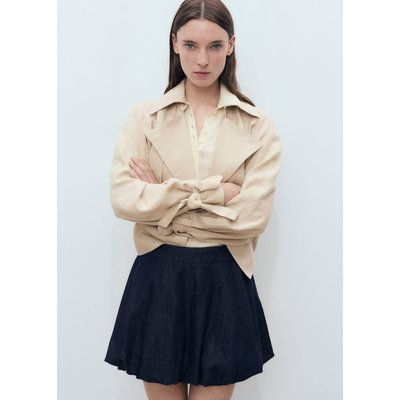 Jupe denim boule MANGO