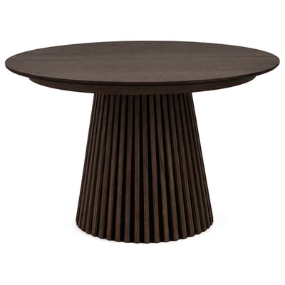 Table à manger ronde extensible bois 4-8pl, FREYA BEST MOBILIER