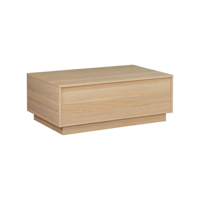 Table basse décor bois avec plateau relevable  KUBA SWEEEK