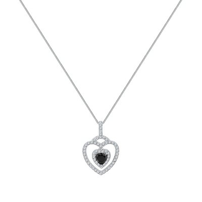 Collier en argent 925 et oxyde de zirconium CLEOR