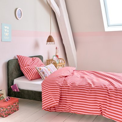 Bedset 50% gerecycled katoen, rechthoekig kussensloop.Sacha Rose LA REDOUTE INTERIEURS