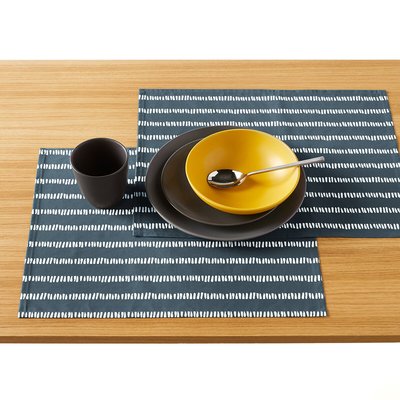 2er-Pack Tischsets Irun aus beschichteter Baumwolle LA REDOUTE INTERIEURS