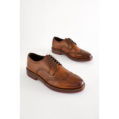 Chaussures richelieu cuir contrastantes NEXT