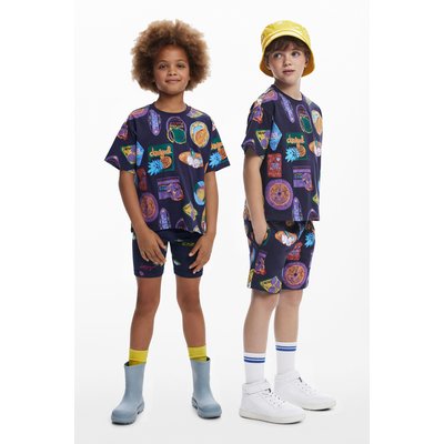 Desigual - T-shirt à manches courtes avec imprimés DESIGUAL