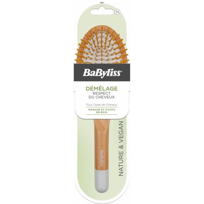Brosse à cheveux BOIS PNEUMATIQUE PICOTS BOIS BABYLISS