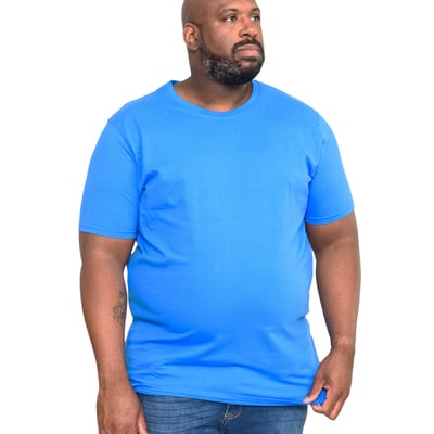 T-shirt uni manches courtes grande taille FLYERS DUKE