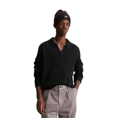 Pull bouclé coupe classique en mélange de coton bio MARC O’POLO DENIM