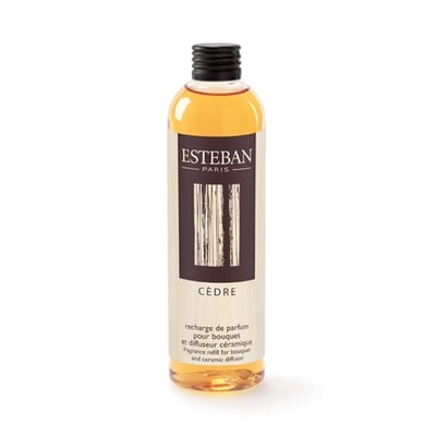 Parfum d'intérieur - Recharge pour bouquet parfumé cèdre 250 ml ESTEBAN